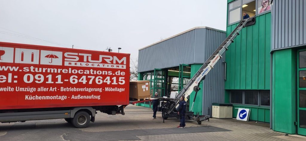 Möbeltransport von Nürnberg ins Ausland